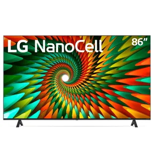 TV LG 86" Pulgadas 217 Cm 86NANO77SRA 4K-UHD NanoCell Smart TV - 