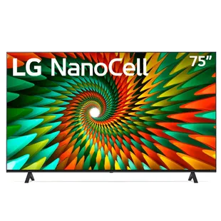 TV LG 75" Pulgadas 189 Cm 75NANO77SRA 4K-UHD NanoCell Smart TV - 