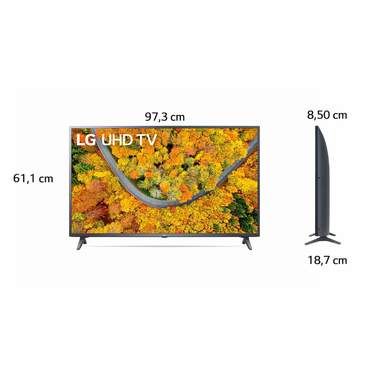 TV LG 43" Pulgadas 108 cm 43UP7500 4K-UHD LED Smart TV
