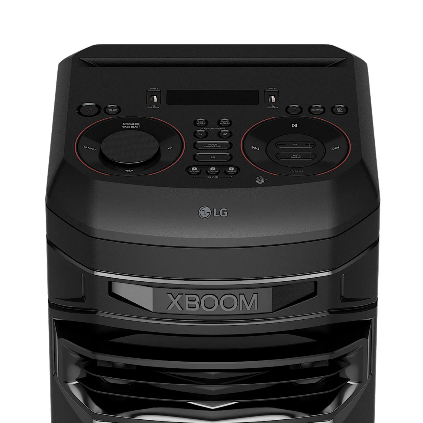 Minicomponente LG XBOOM RNC7 1000 Watts Negro Torre de Sonido