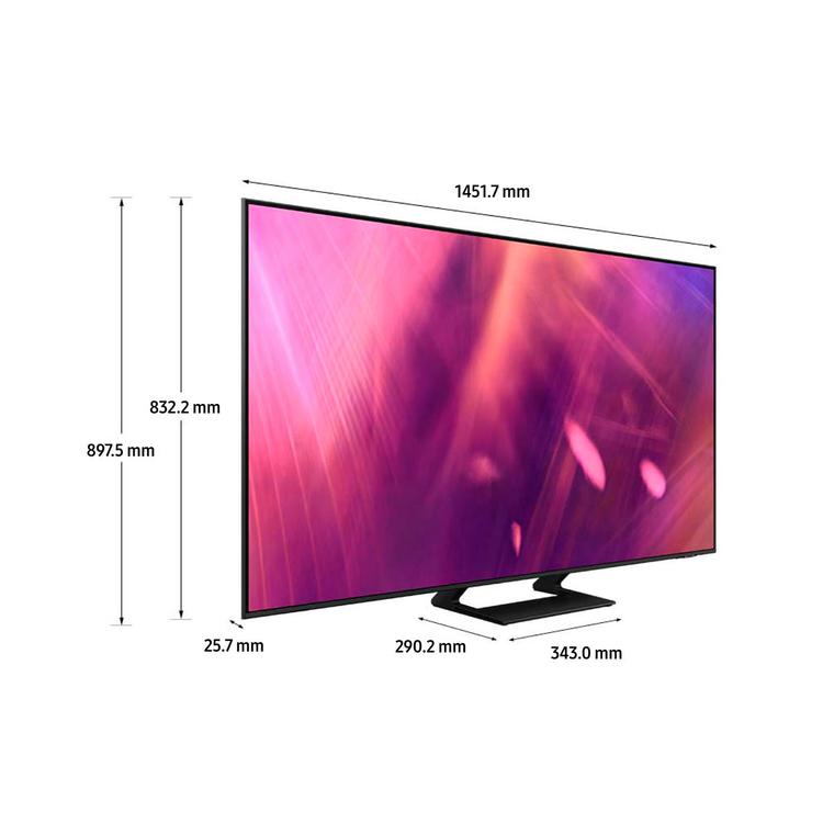 tv samsung 65" pulgadas 165.1 cm 65au9000 4k-uhd led plano smart tv