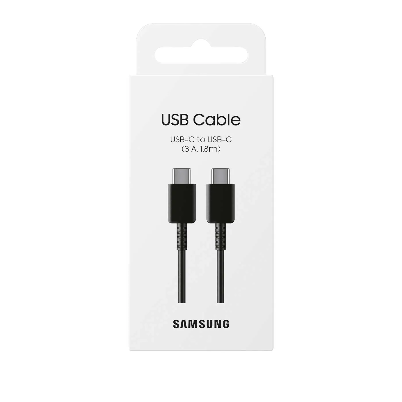Cable SAMSUNG USB-C a USB-C de 1.8 Metros Negro