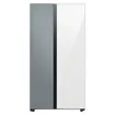 Nevecón SAMSUNG Bespoke Side by Side No Frost 793 litros brutos RS28CB760A7GCO blanco y gris - 